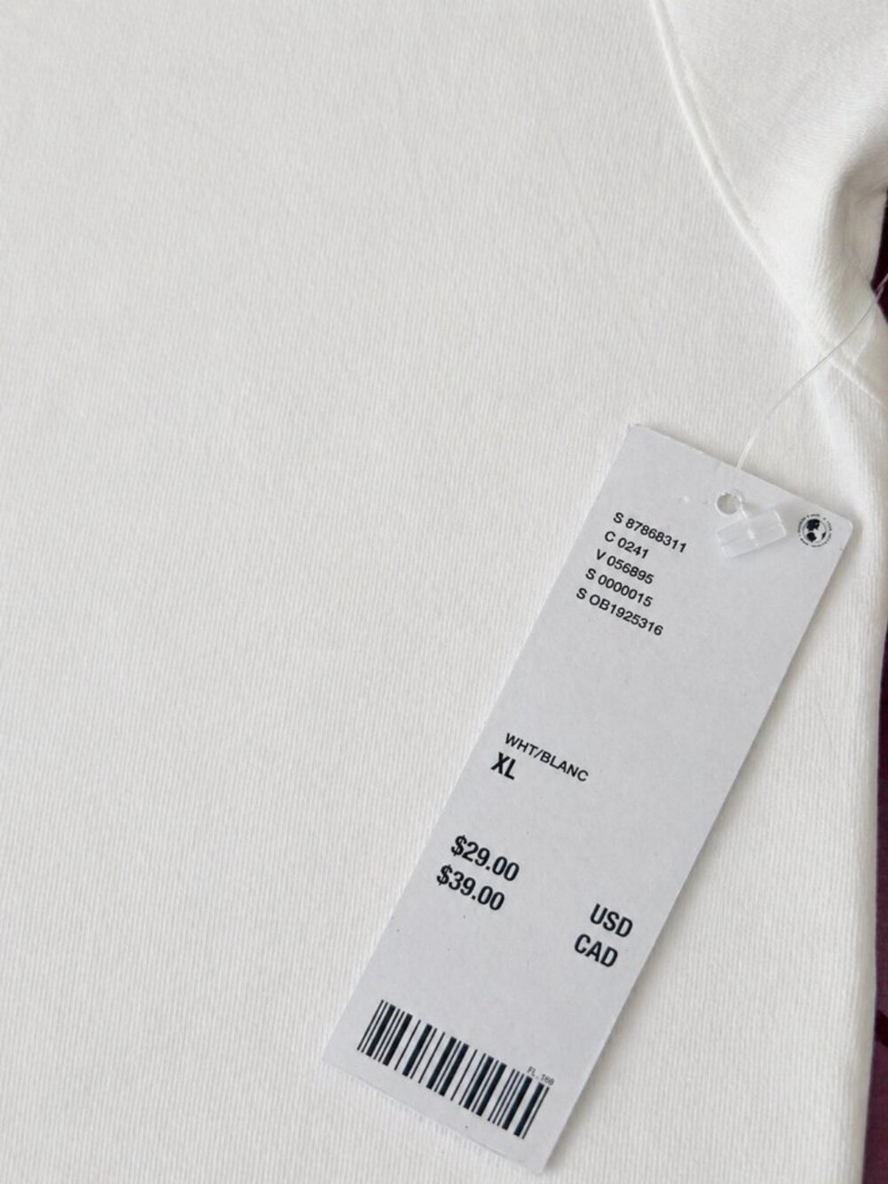 Urban Outfitters BDG White Oversized Cropped Tee NWT S M XL - Picture 3 of 8